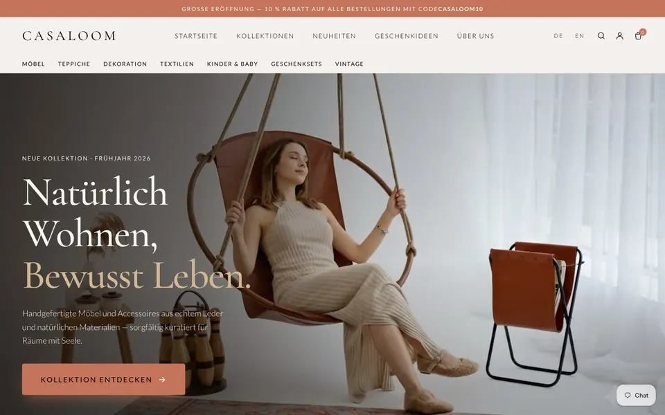 Casaloom: E-Commerce · Lifestyle